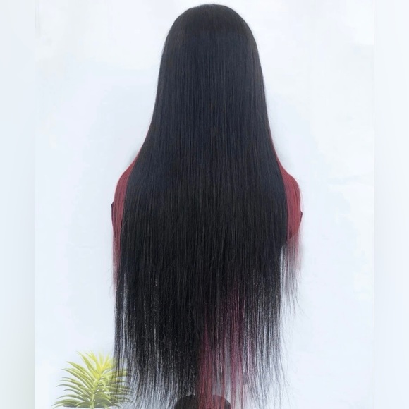 13*4 Lace Front 180% Density Long Straight Human Hair Wig 28 inches - Picture 3 of 7